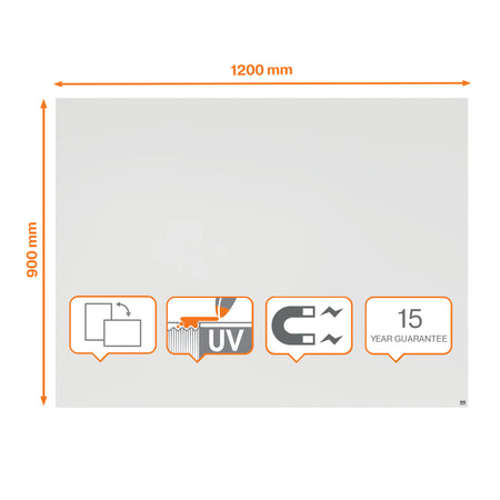 Nobo -  1915715 whiteboard 1200 x 900 mm Staal Magnetisch