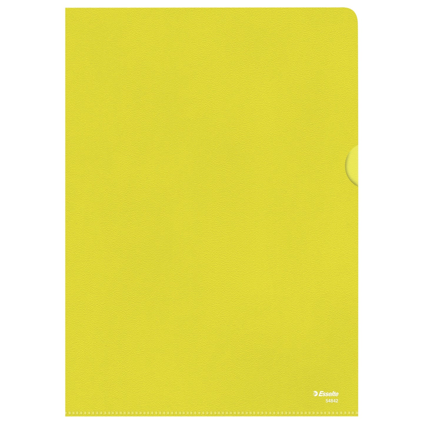 Esselte - Dossier d'insertion modèle L standard A4 0,11 mm PP jaune 100 pièces