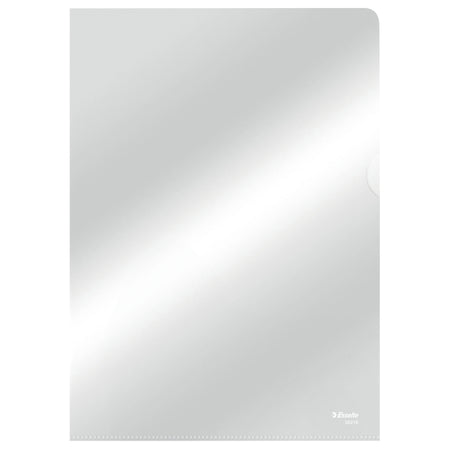 Esselte - Dossier d'insertion modèle L standard copie-fort 0,11 mm PP A4 transparent 10 pièces