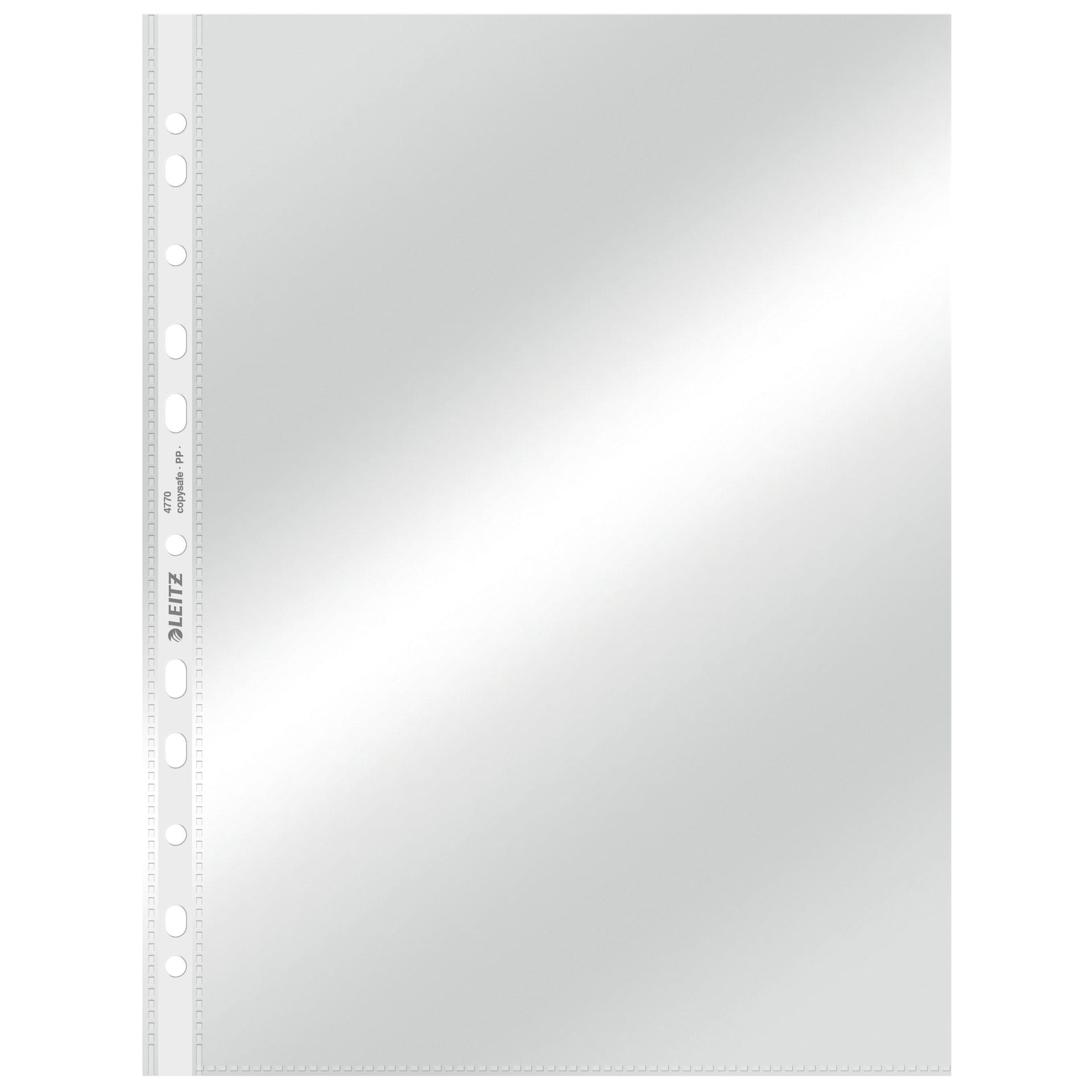 Leitz - Show bag standard copie coffre-fort 0,08 mm PP A4 transparent 100 pièces