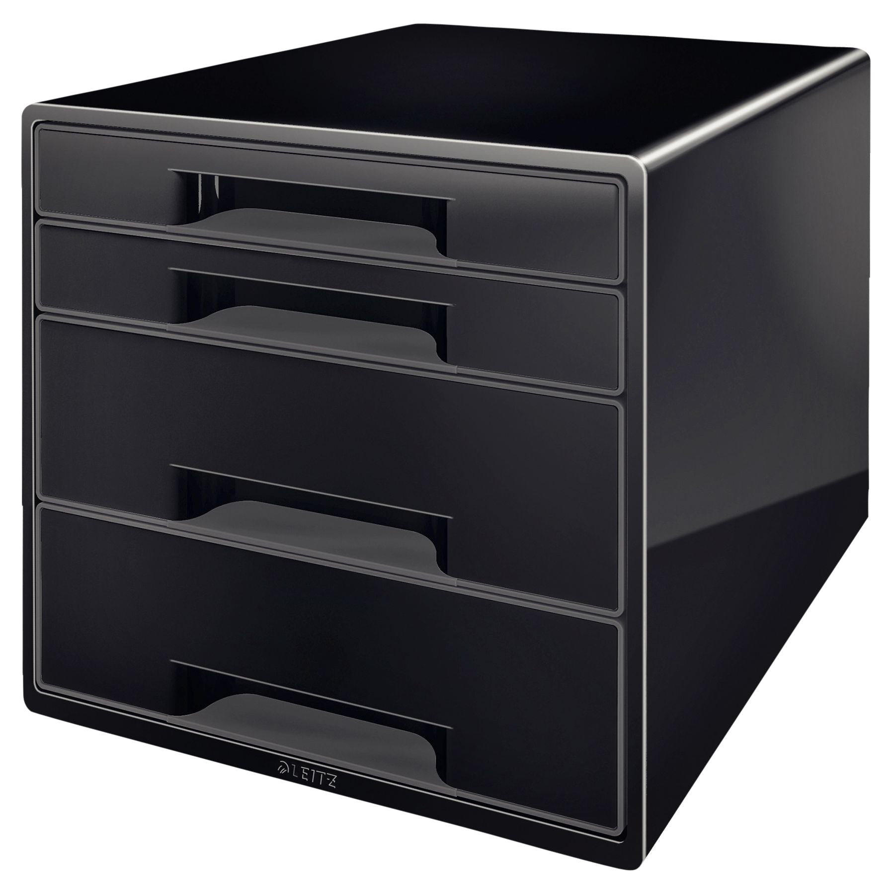 Leitz - Caisson à tiroirs WOW CUBE A4 maxi 4 tiroirs noir