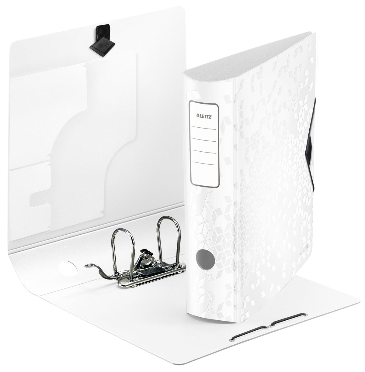 Leitz - Ordner leitz wow actif 180° 80mm pp a4 blanc | 10 pièces