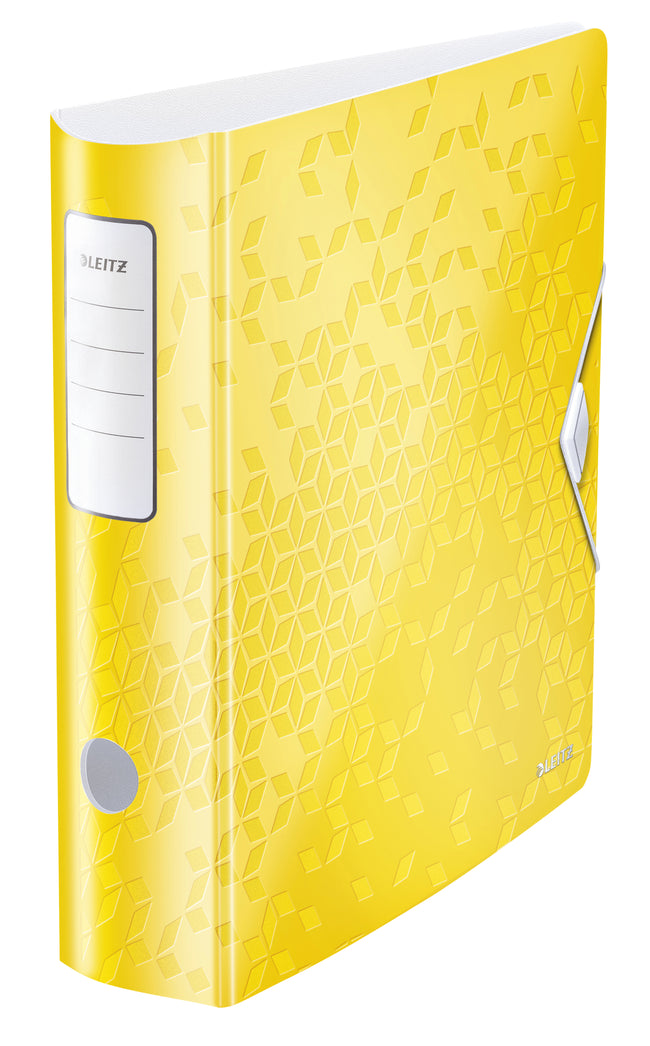 Leitz - Ordner WOW actif 180° 80mm PP A4 jaune | 5 pièces