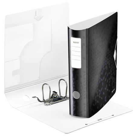 Leitz - Ordner leitz wow actif 180° 80mm pp a4 noir | 10 pièces