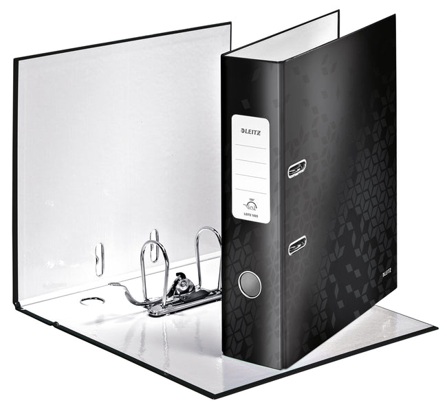 Leitz - Ordner Wow 180° laminé 80mm A4 noir
