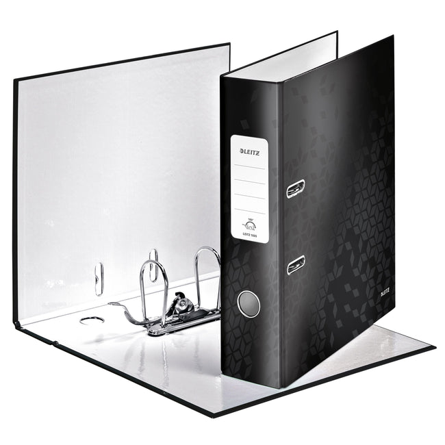 Leitz - Ordner Wow 180° laminé 80mm A4 noir
