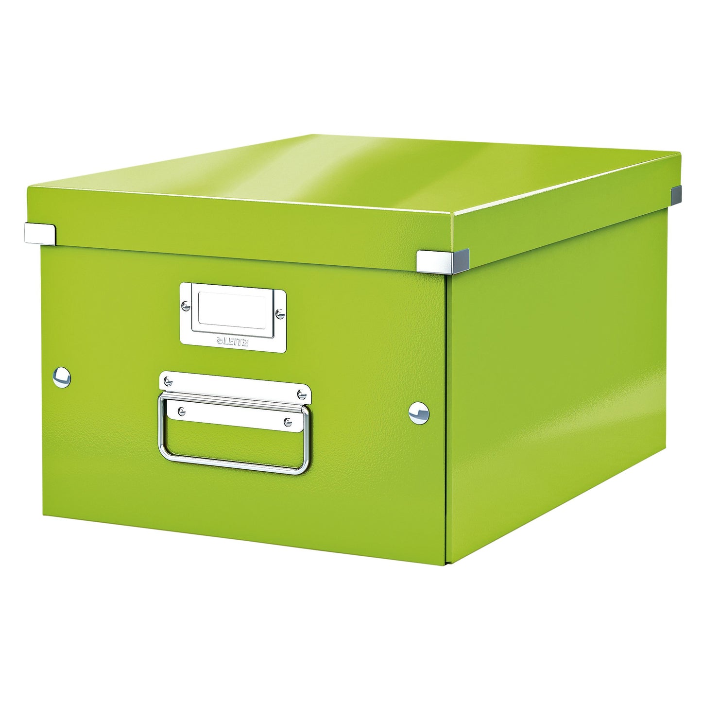 Leitz - Boîte de rangement Click Store WOW moyen carton recyclé 281x200x370mm vert