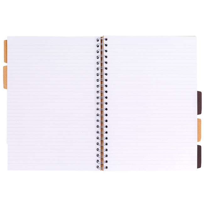 Pukka Pad -  Projectboek kraft a4 lijn 200 pagina's 80gr