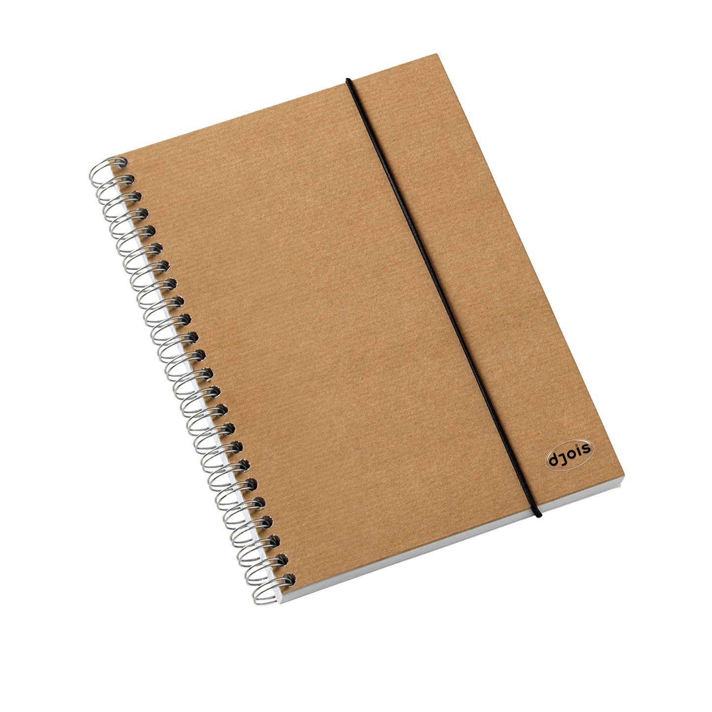 Djois -  Notitieboek kraft line a5 140blz spiraal lijn