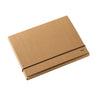 Quantore - Elastobox Kraft Line A4 3 rabats marron