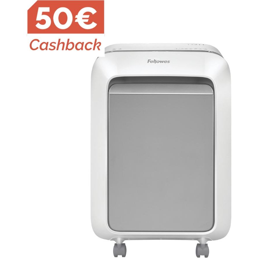 Fellowes - Destructeur de papier Microshred LX211, blanc
