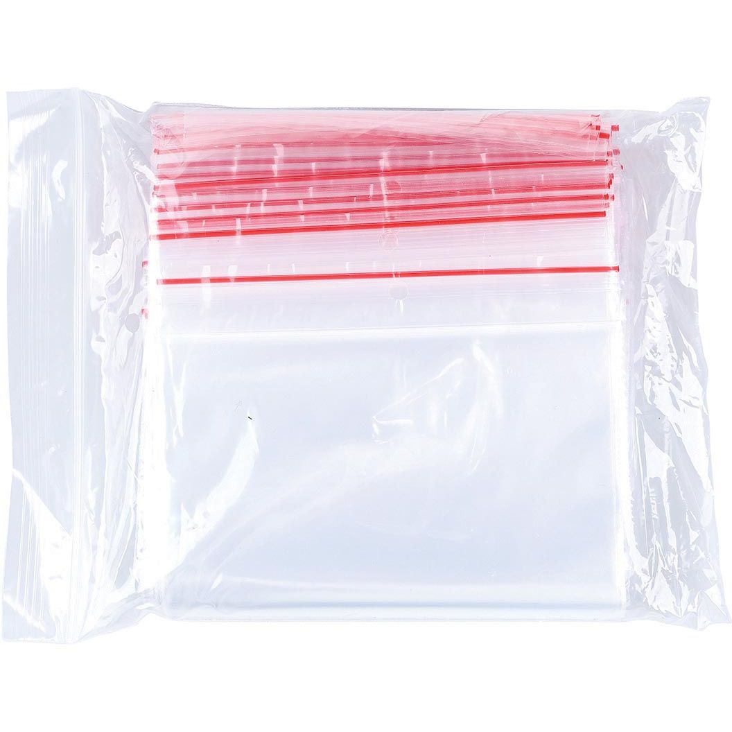 Produits OFFICE - sachet à fermeture grip, transparent, paquet de 100 pièces, 120 x 180 mm