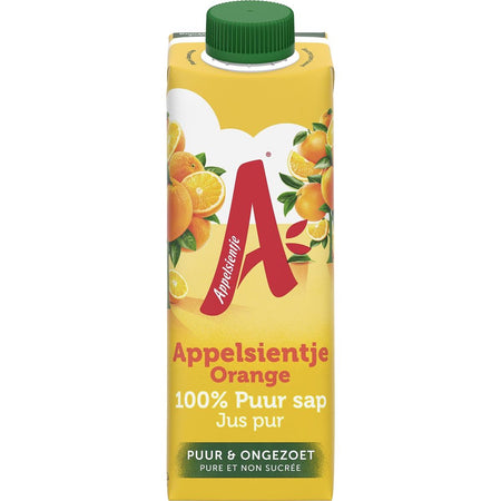 Appelsientje -  sinaasappelsap 33 cl, pak van 8 drankkartons