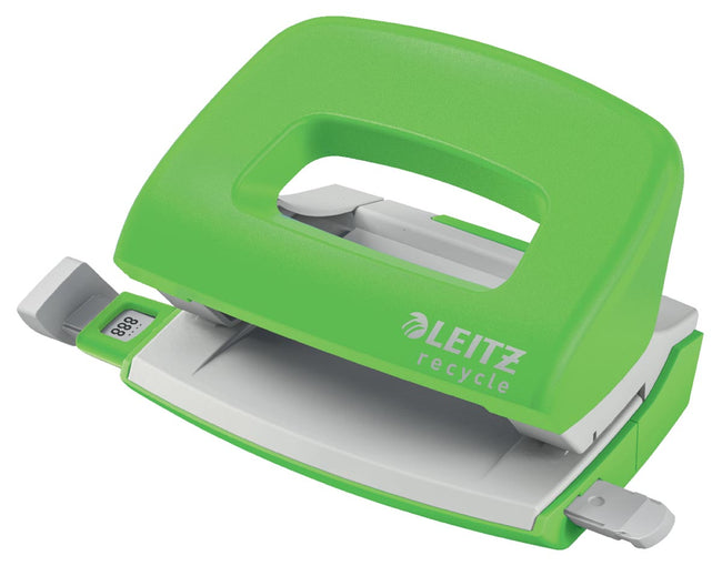 Leitz - Nexxt Recycle Mini Performator, 10 Blad, Grün