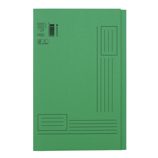 Quantore -  Vouwmap fo ongelijke zijde 250gr groen
