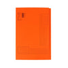 Quantore -  Vouwmap fo ongelijke zijde 250gr oranje | 10 stuks