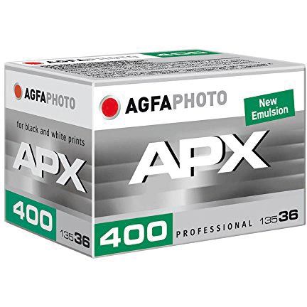 AgfaPhoto - film analogique noir et blanc, ISO 400, rouleau de 36 photos