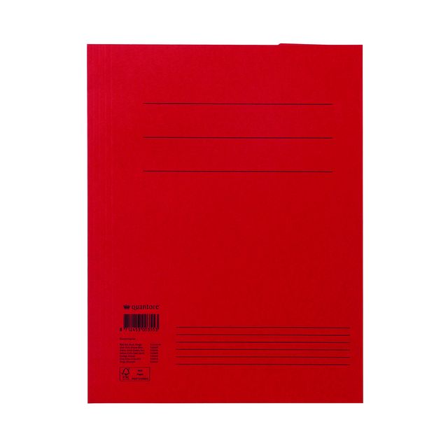 Quantore - Dossier A4 300gr rouge