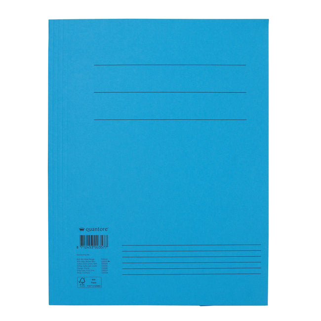 Quantore - Dossier A4 300gr bleu | 10 pièces