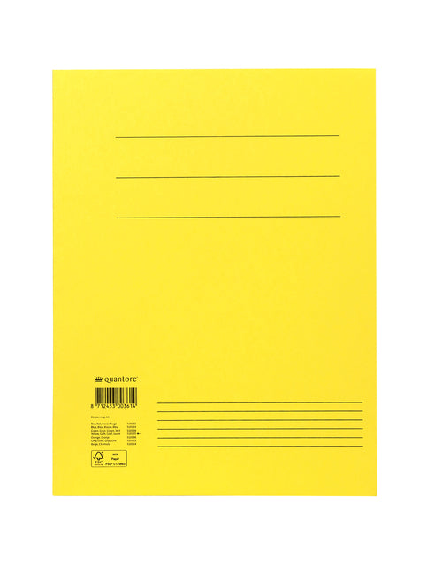 Quantore - Dossier A4 300gr jaune