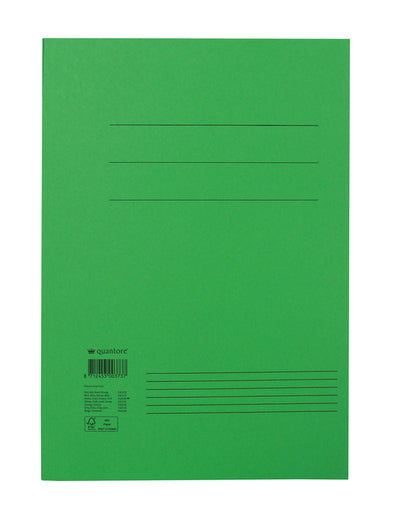 Quantore - Dossier folio 300gr vert | 10 pièces