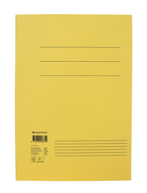 Quantore - Aktenordner Folio 300gr gelb | 10 Stück