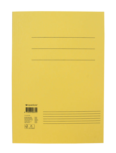 Quantore - Dossier folio 300gr jaune | 50 pièces