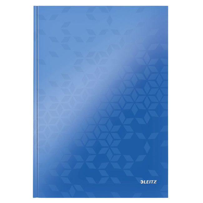 Leitz - Notizbuch WOW A4 160 Seiten 90gr Strich blau