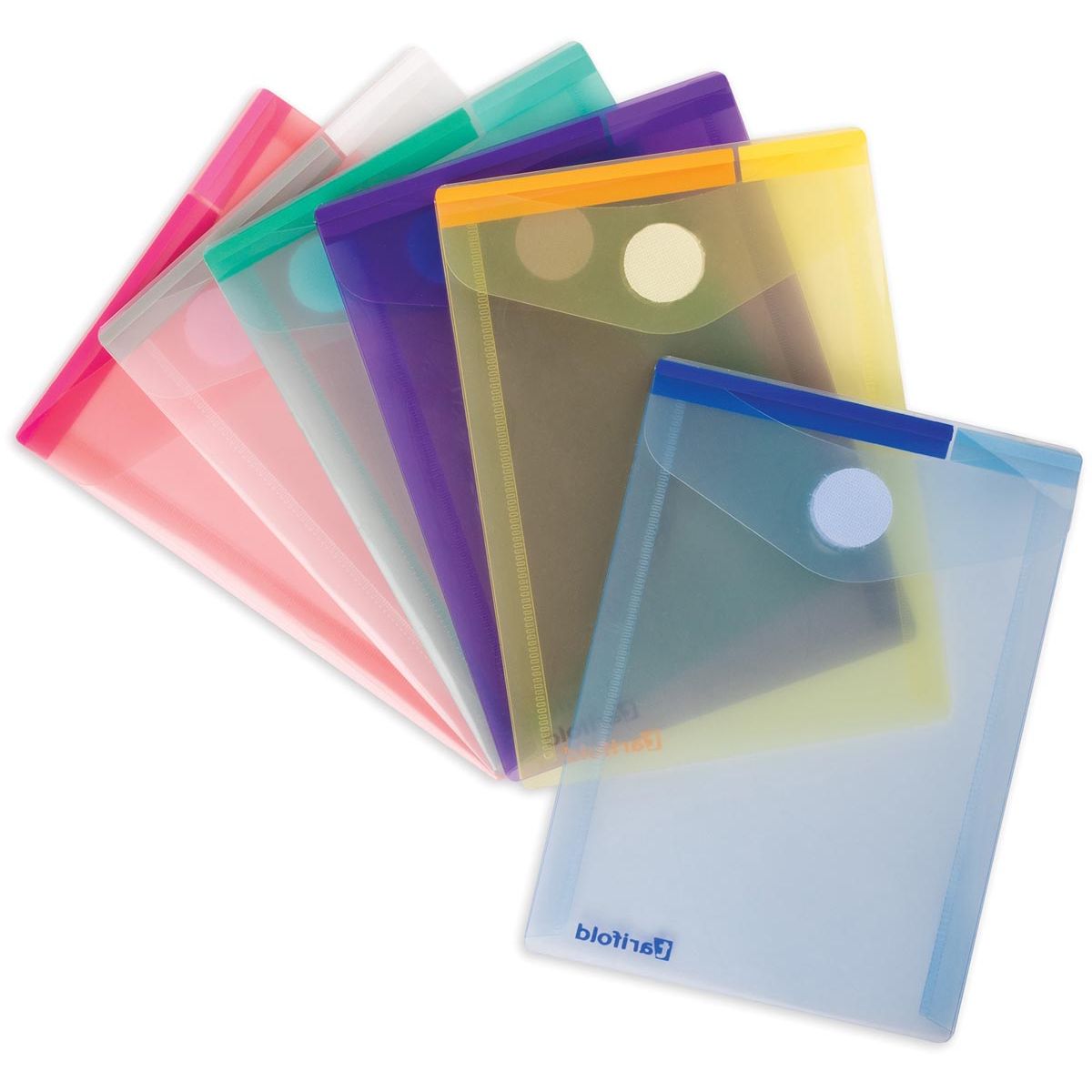 Collection Tarifold - Sac enveloppe Djois Color Collection A6 vertical assorti