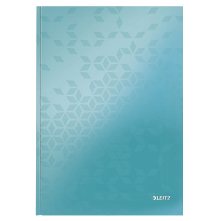 Leitz - Carnet WOW A4 160 pages 90gr trait bleu glacier