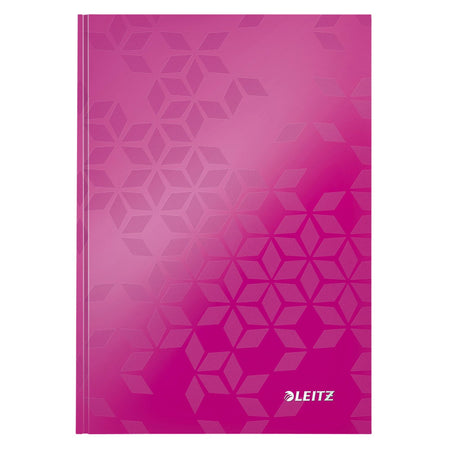 Leitz -  Notitieboek  wow a5 160blz 90gr lijn roze | 6 stuks
