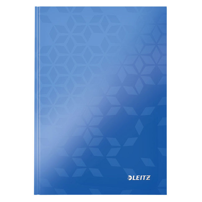 Leitz - Notizbuch WOW A5 160 Seiten 90gr Linie blau