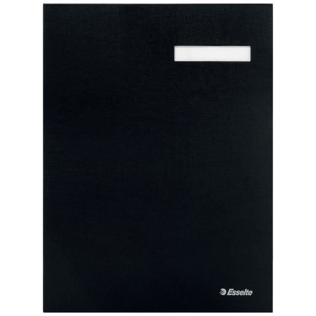 Esselte - Papier 6210 carton 20 onglets noir