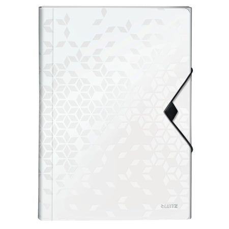 Leitz - Dossier de tri WOW 6 onglets PP blanc