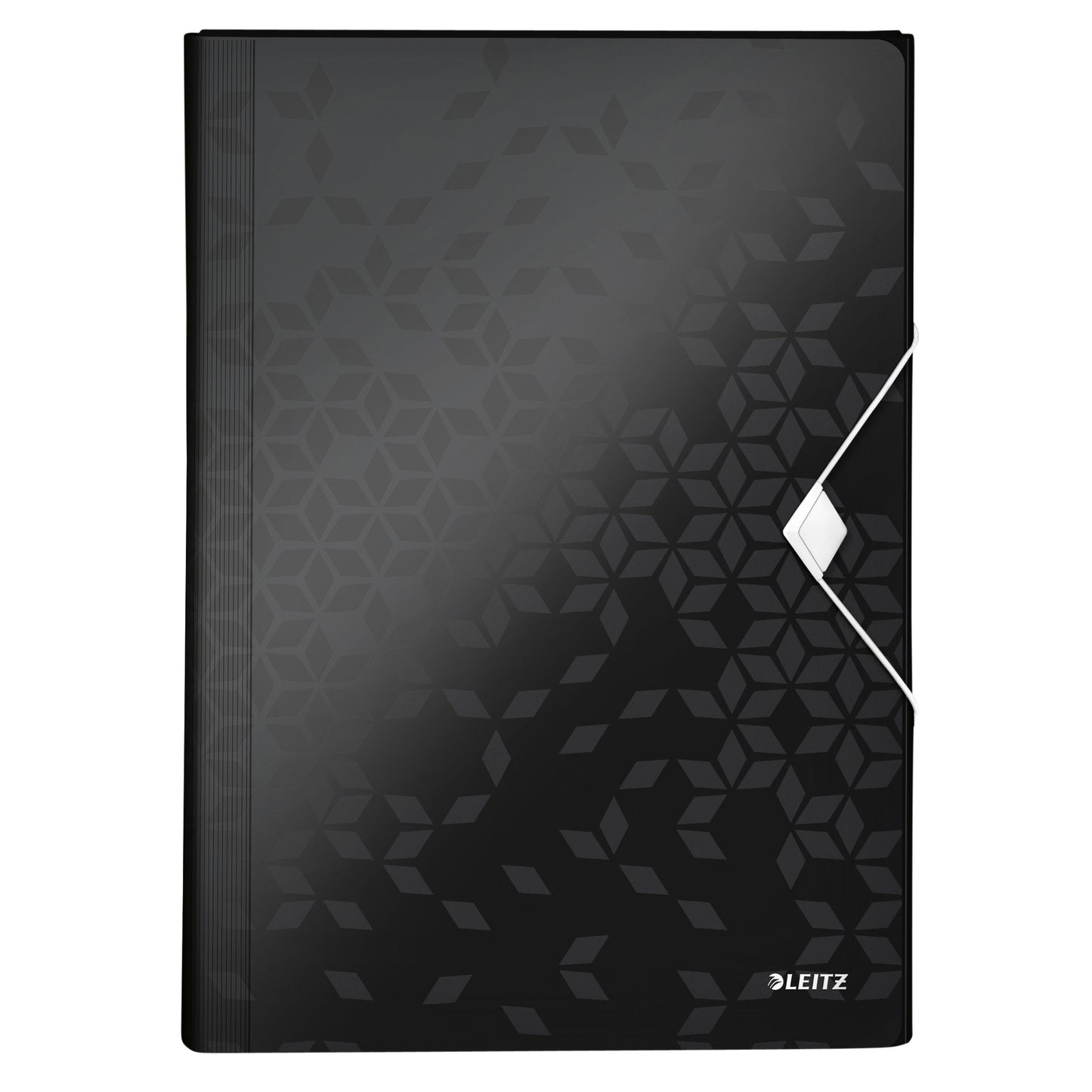 Leitz - Projektmappe WOW für A4 6 Fächer PP schwarz | 5 Stück