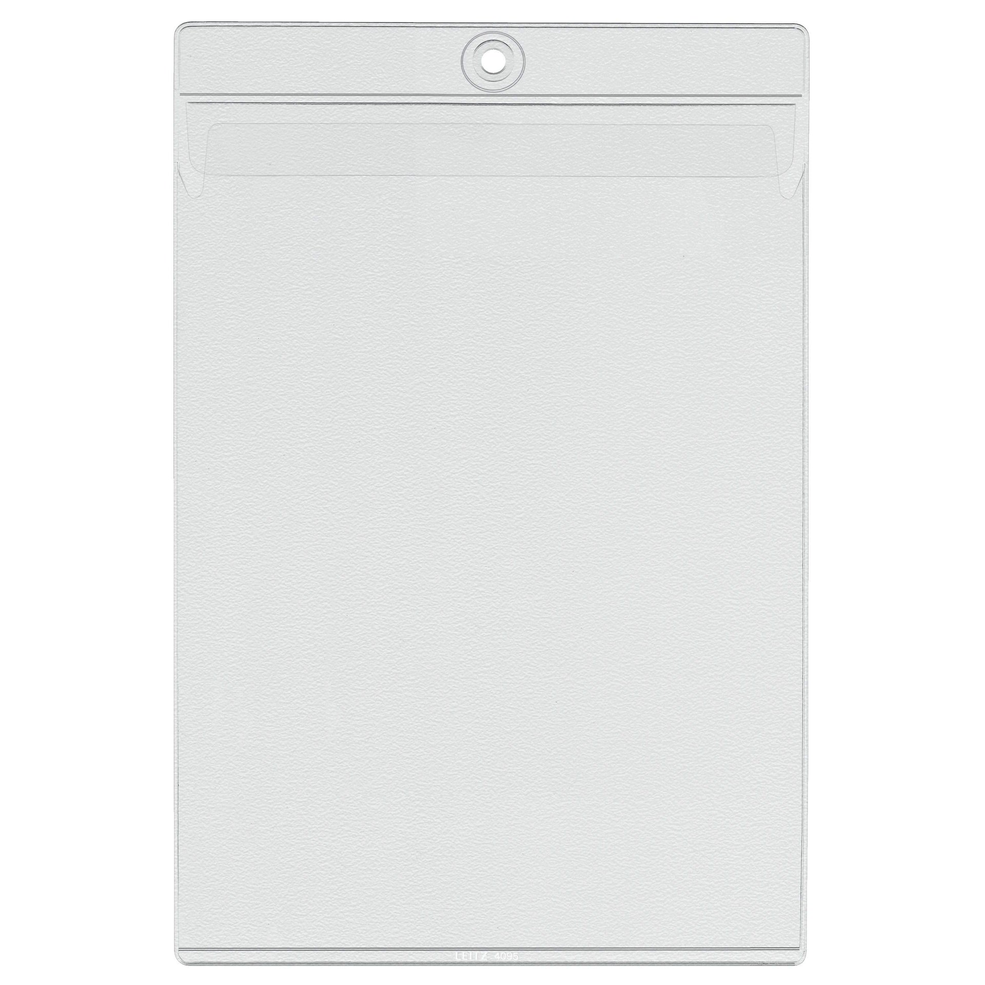Leitz - Einsteckordner U-Modell mit Aufhängeöse 0,20mm PVC A5 transparent 50 Stück