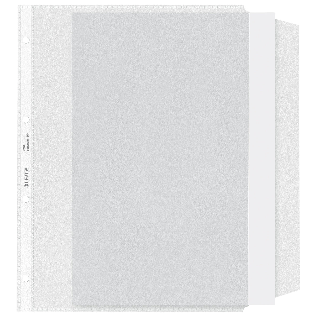 Leitz - Sac de présentation avec rabat anti-copie 0,13 mm PP A4 transparent 50 pièces