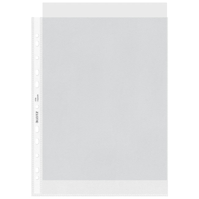Leitz - Ausstellungstasche Standard 11-Loch Kopierschutz 0,085mm PP A4 transparent 100 Stück