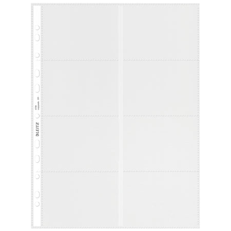 Leitz -  Showtas  premium visitekrt pp a4 glashelder | 10 stuks