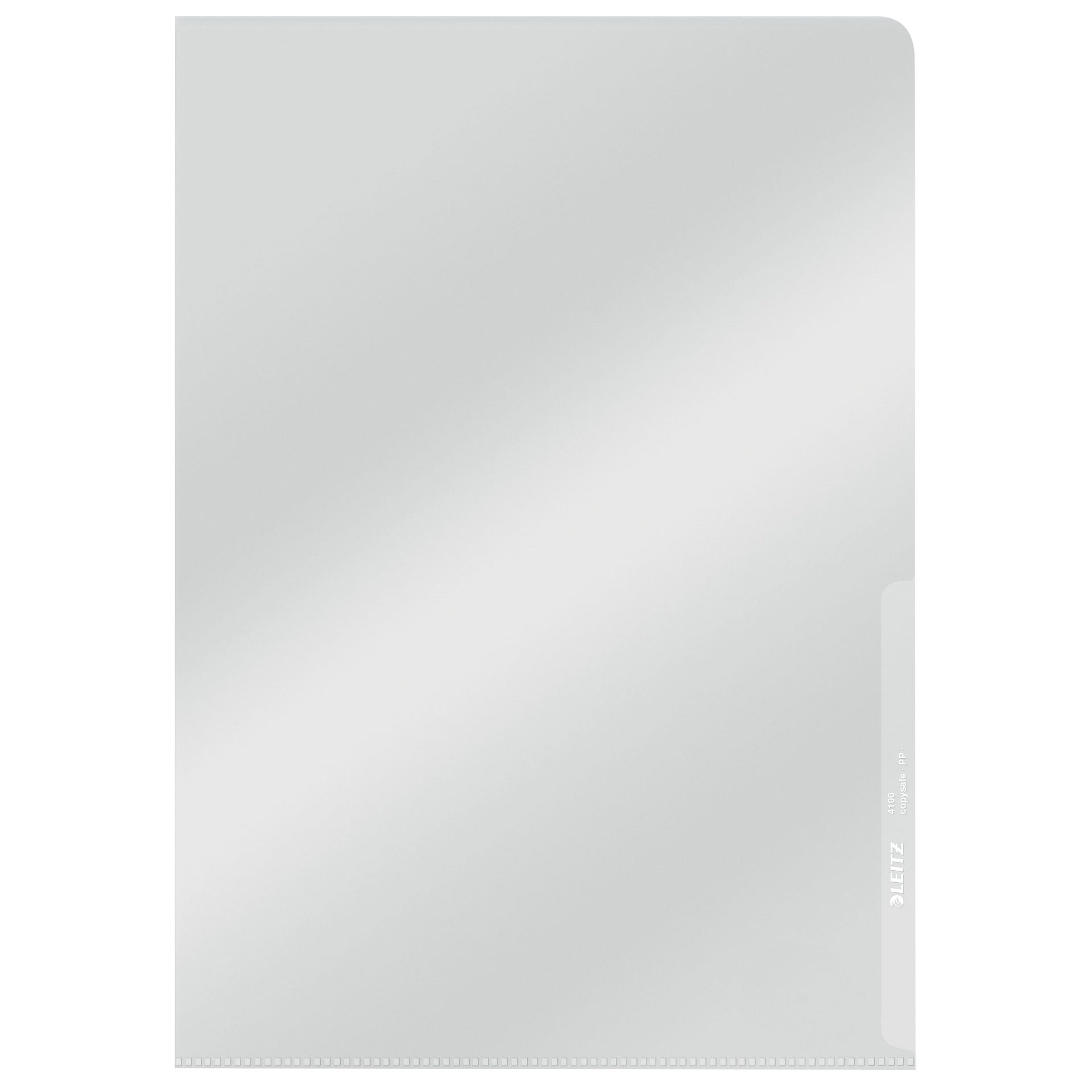 Leitz - Dossier d'insertion modèle L soudure copie coffre-fort 0,15 mm PVC A4 transparent 100 pièces