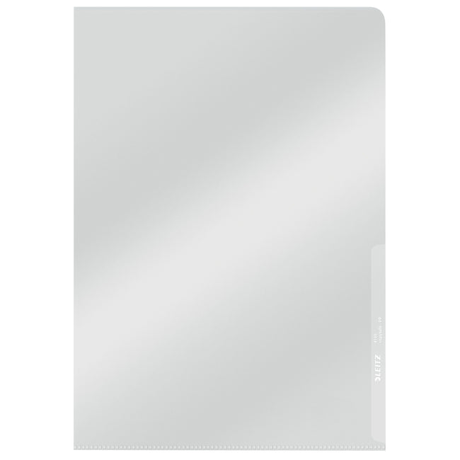 Leitz - Dossier d'insertion modèle L soudure copie coffre-fort 0,15 mm PVC A4 transparent 100 pièces