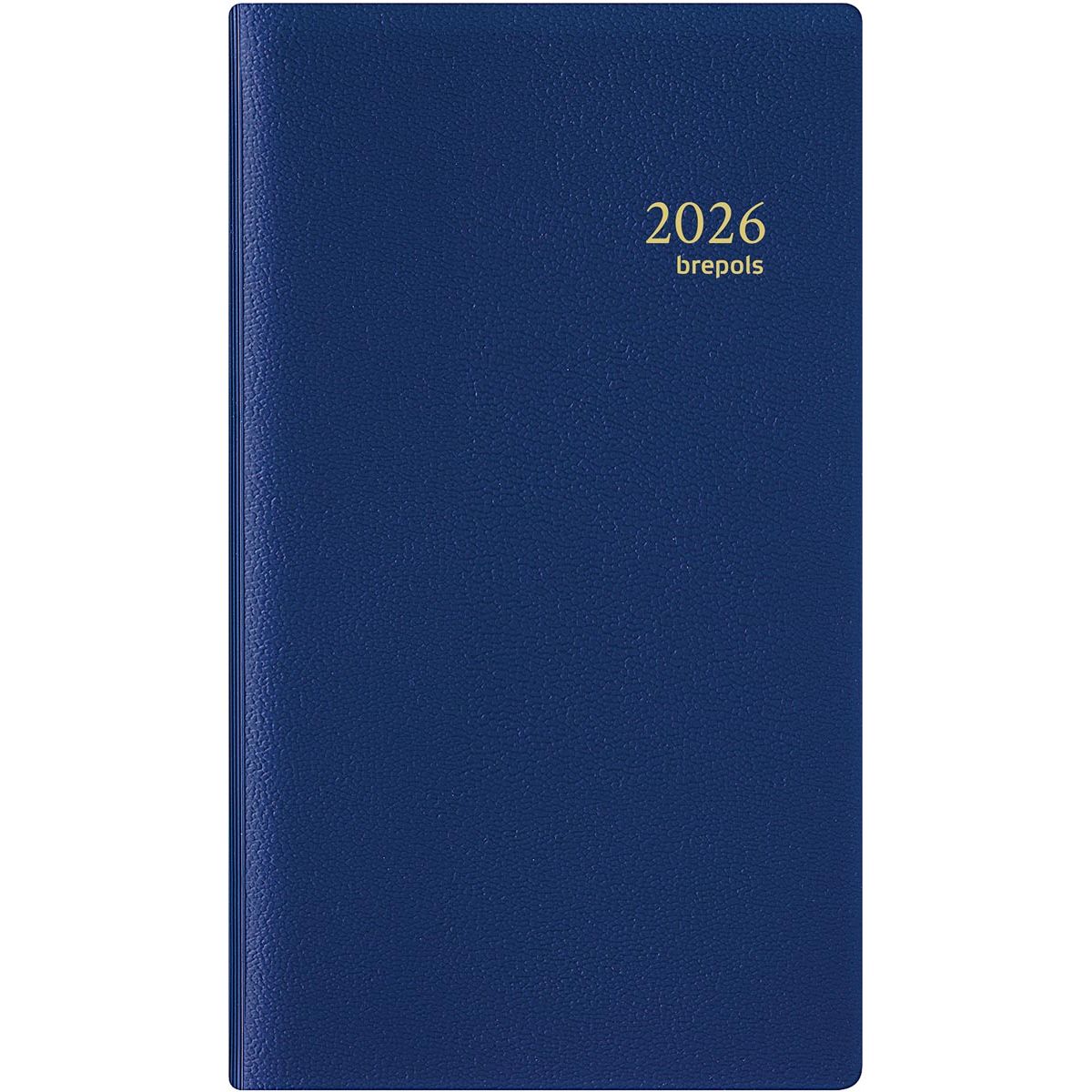 Brepols - agenda Interplan Genova 6 langues, bleu, 2026