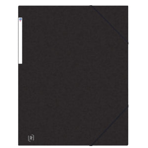 Oxford - Elastomap Top File+ A3 3 rabats 390gr noir | 10 pièces