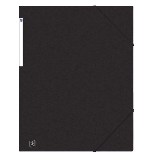 Oxford -  Elastomap  top file a3 3 kleppen 390gr zwart