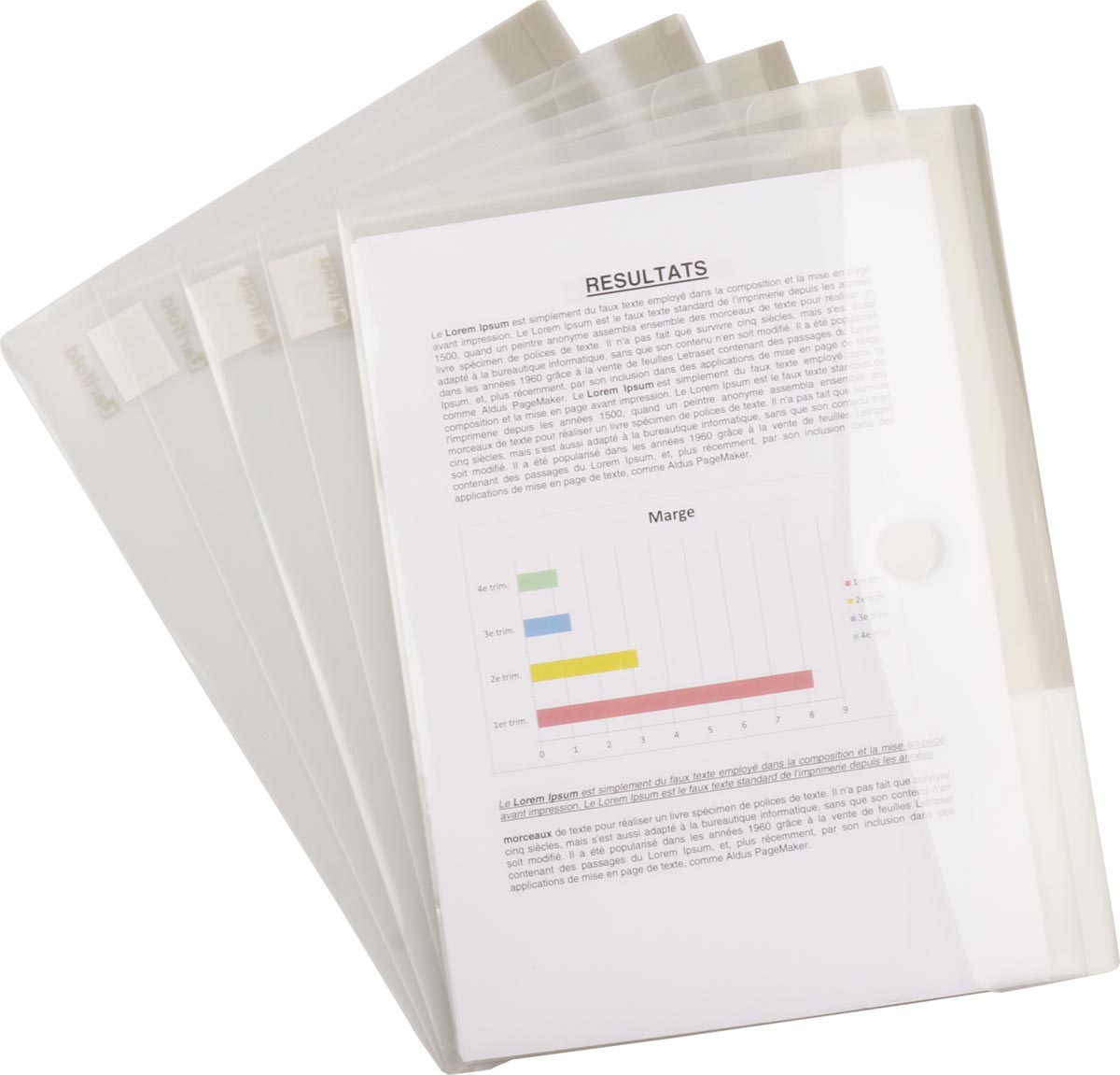 Collection Tarifold - Dossier de documents de collection pour ft A4 (316 x 240 mm), paquet de 5