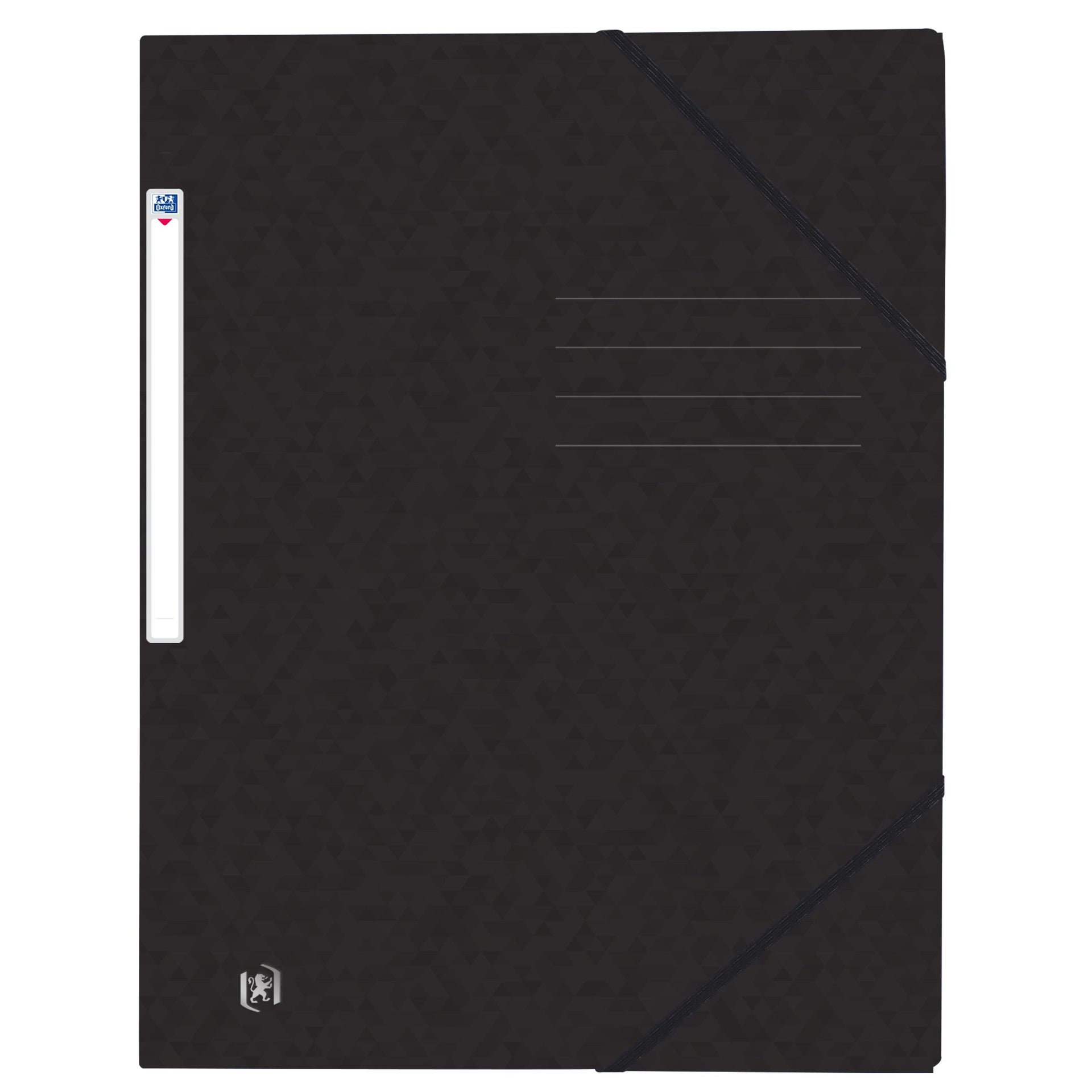 Oxford - Elastomap Top File+ A4 3 rabats 390gr noir