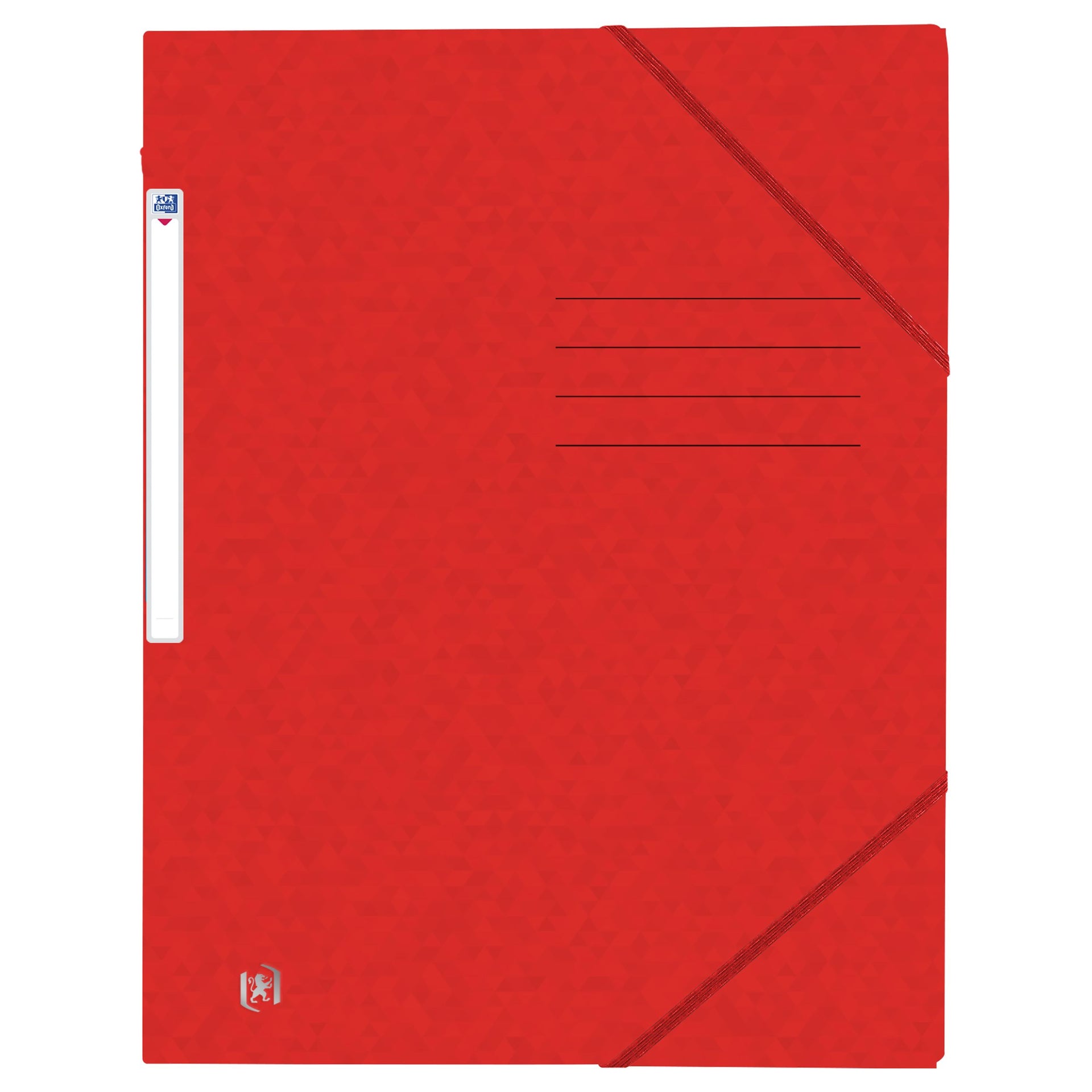 Oxford - Elastomap Top File+ A4 3 Klappen 390gr rot