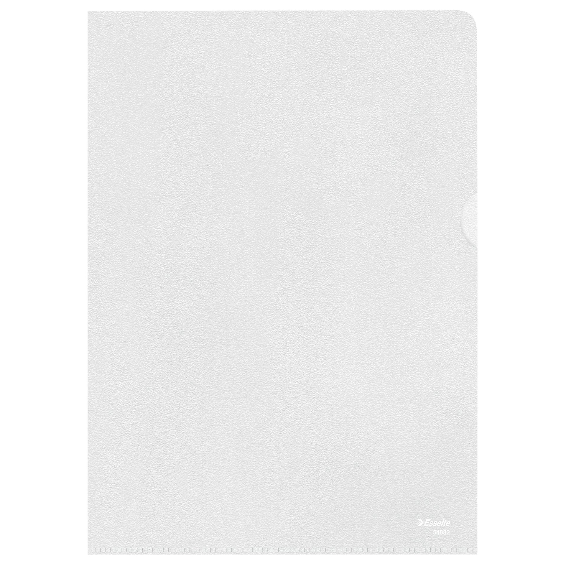 Esselte - Dossier d'insertion modèle L coffre-fort de copie standard PP A4 transparent 100 pièces