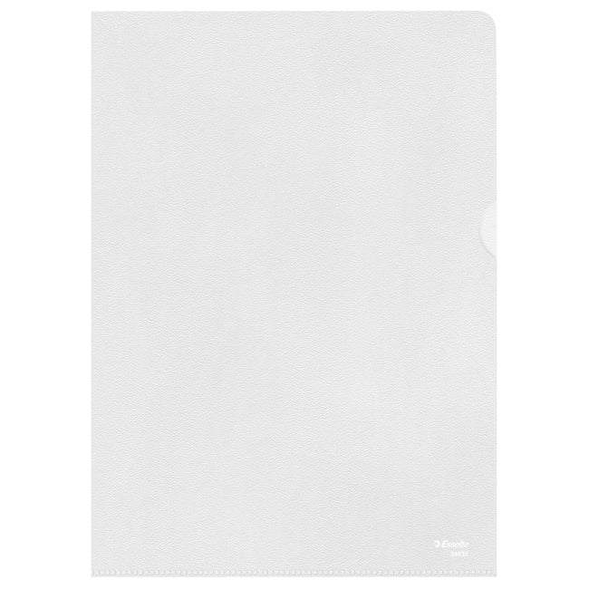 Esselte - Dossier d'insertion modèle L coffre-fort de copie standard PP A4 transparent 100 pièces