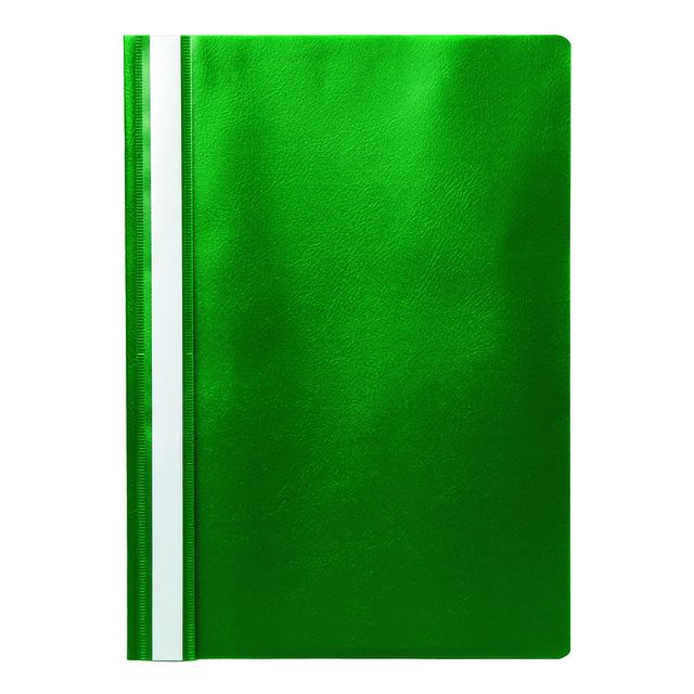 Quantore - Attache rapide A4 PP vert | 100 pièces